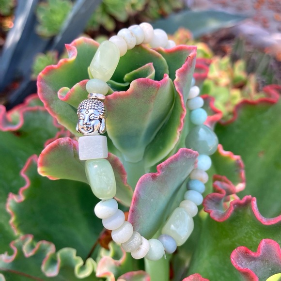 Sterling Silver Buddha Charm Bracelet - Picture 5 of 9